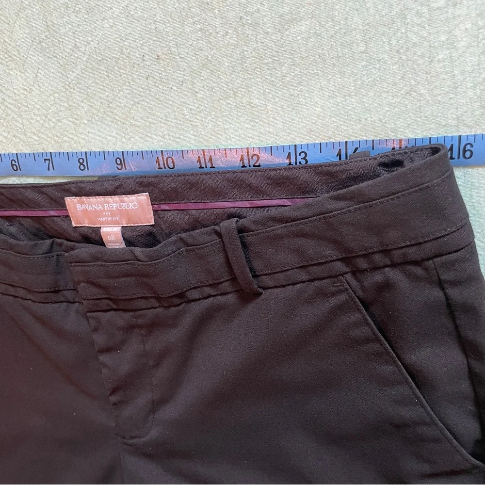 Banana Republic size 6 women’s black dress pants EUC 31” inseam
